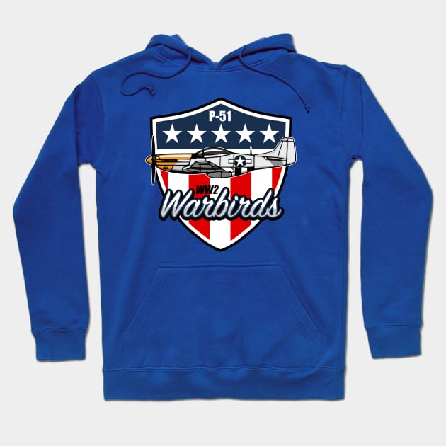 P-51 Mustang WW2 Warbirds Hoodie by Firemission45